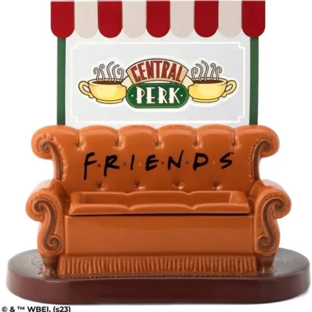 Scentsy Central Perk Friends Warmer New in Box - Brown and Red